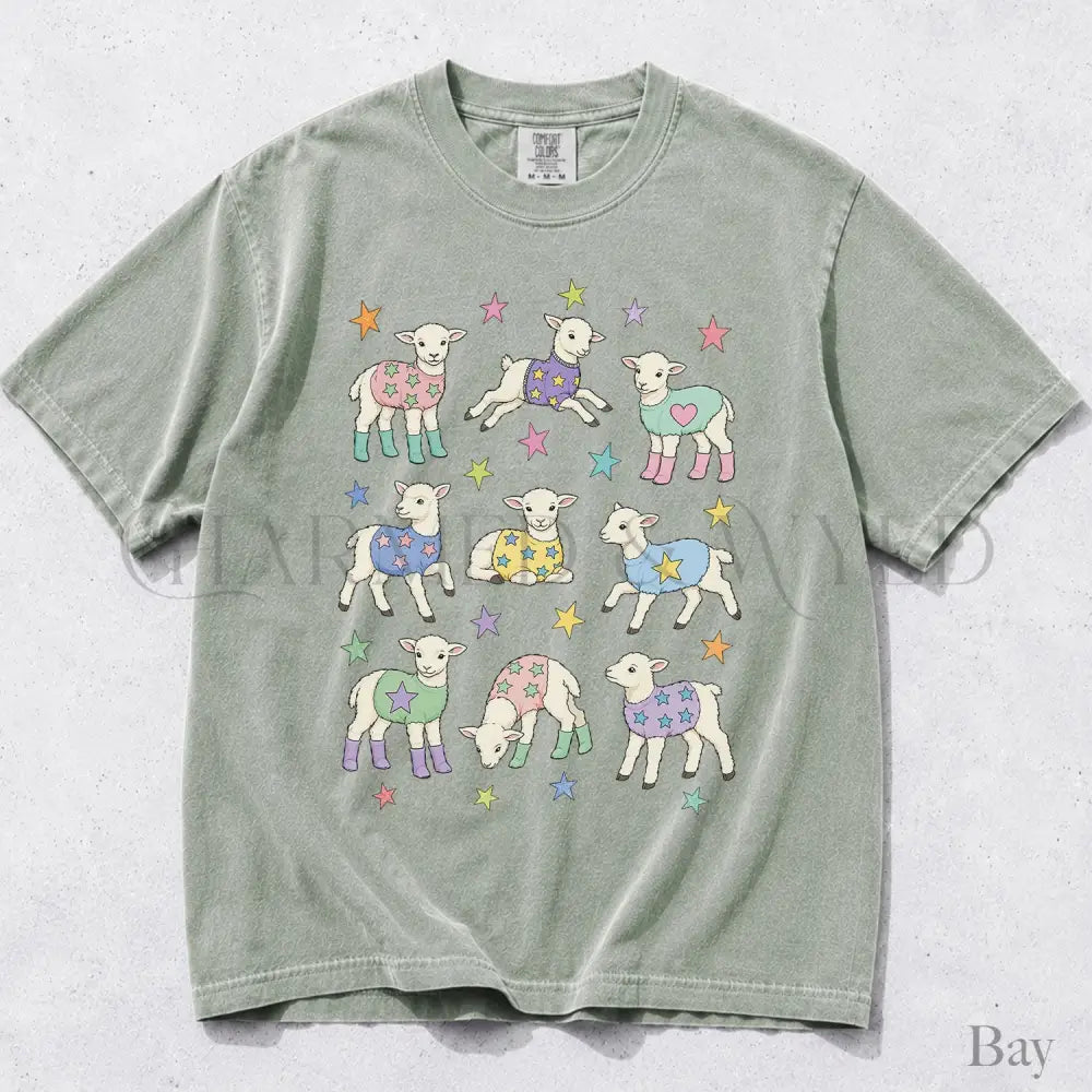 Lambs in Sweaters Comfort Colors T-Shirt - Bay / S - T-Shirt