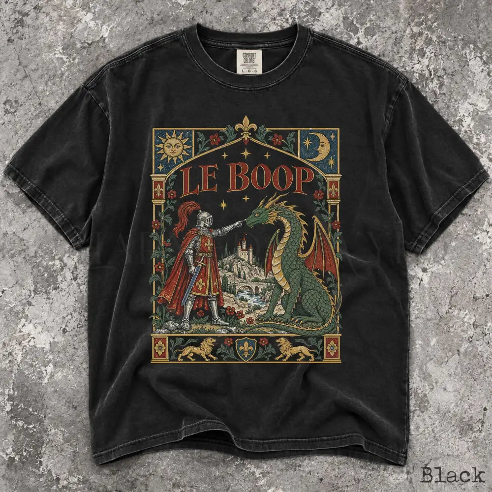 Le Boop Comfort Colors T-Shirt - Black / S - T-Shirt