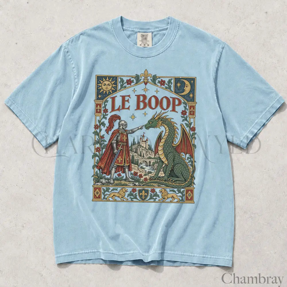 Le Boop Comfort Colors T-Shirt - Chambray / S - T-Shirt