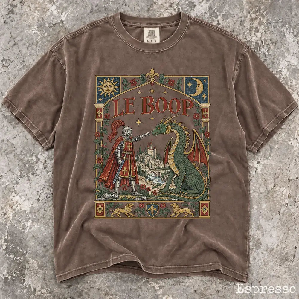 Le Boop Comfort Colors T-Shirt - Espresso / S - T-Shirt