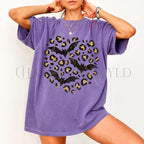 Leopard Bat Comfort Colors T-Shirt - T-Shirt