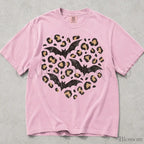 Leopard Bat Comfort Colors T-Shirt - Blossom / S - T-Shirt
