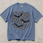 Leopard Bat Comfort Colors T-Shirt - Blue Jean / S - T-Shirt