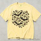 Leopard Bat Comfort Colors T-Shirt - Butter / S - T-Shirt
