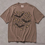 Leopard Bat Comfort Colors T-Shirt - Espresso / S - T-Shirt