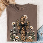 Leopard Cactus Comfort Colors T-Shirt - Espresso / S - T-Shirt