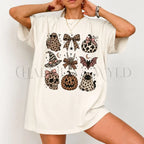 Leopard Halloween Comfort Colors T-Shirt - T-Shirt