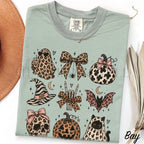 Leopard Halloween Comfort Colors T-Shirt - Bay / S - T-Shirt