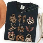 Leopard Halloween Comfort Colors T-Shirt - Black / S - T-Shirt