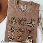 Leopard Halloween Comfort Colors T-Shirt - Espresso / S - T-Shirt