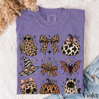 Leopard Halloween Comfort Colors T-Shirt - Violet / S - T-Shirt