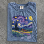 Let It Gogh Starry Night Comfort Colors T-Shirt - T-Shirt