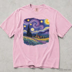 Let It Gogh Starry Night Comfort Colors T-Shirt - Blossom / S - T-Shirt