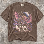 Lets Go Girls Dragon Comfort Colors Shirt - Espresso / S - T-Shirt