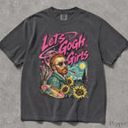 Lets Gogh Girls Comfort Colors T-Shirt - T-Shirt
