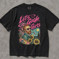 Lets Gogh Girls Comfort Colors T-Shirt - Black / S - T-Shirt