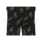 Lily of the Valley Floral Biker Shorts - All Over Prints