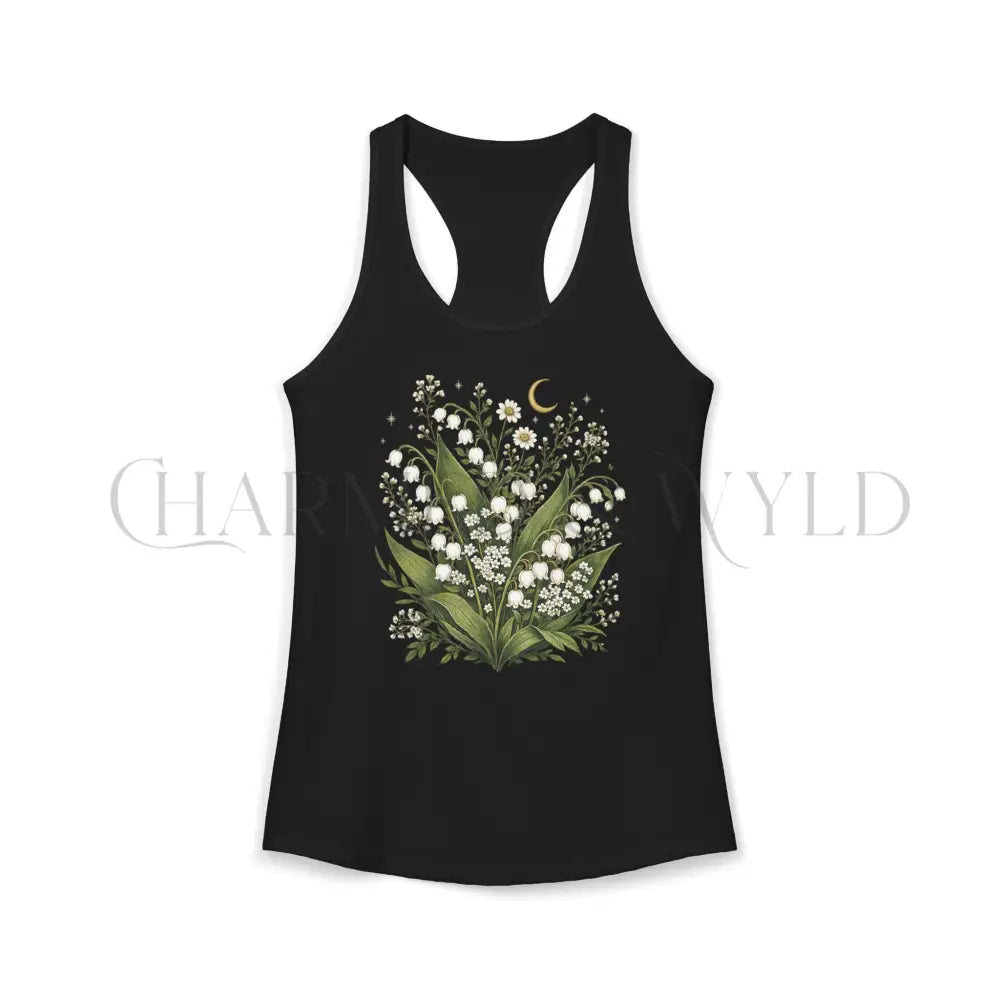 Lily Of The Valley Racerback Tank Top - Charmed and Wyld
