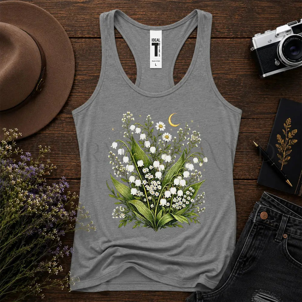 Lily Of The Valley Racerback Tank Top - Charmed and Wyld