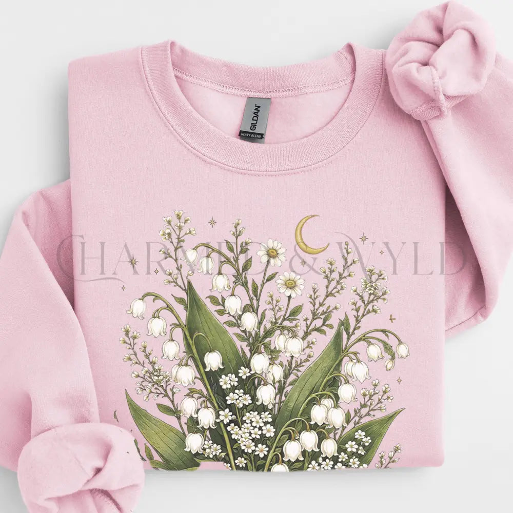 Lily of the Valley Sweatshirt - Light Pink / S - Sweatshirt