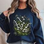 Lily of the Valley Sweatshirt - Navy / S - Sweatshirt