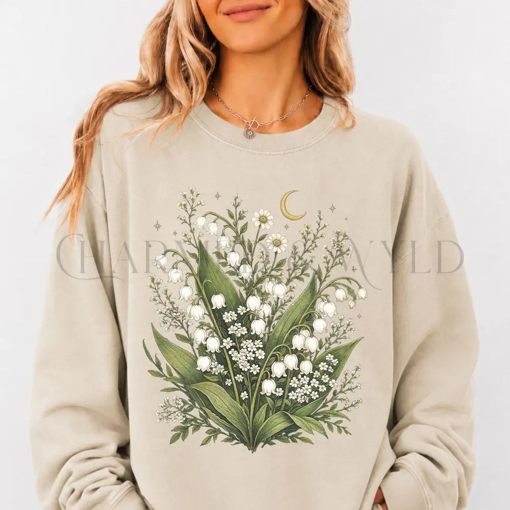 Lily of the Valley Sweatshirt - Sand / S - Sweatshirt