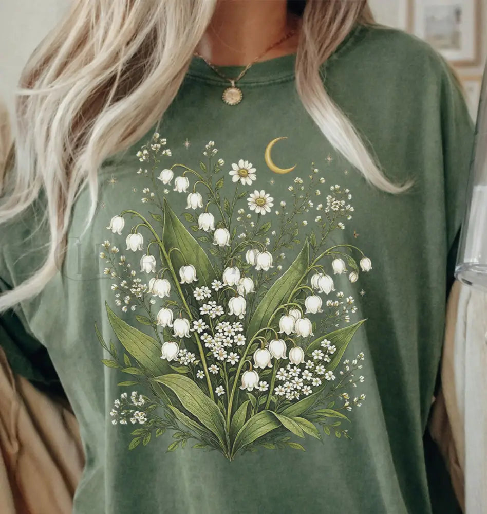 Lily Of The Valley Wildflower T-Shirt - T-Shirt