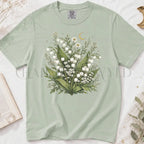 Lily Of The Valley Wildflower T-Shirt - Bay / S - T-Shirt