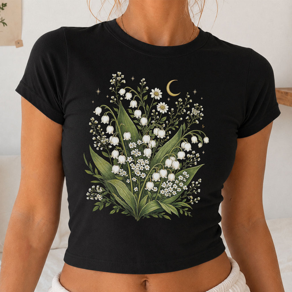 Lily of the Valley Cropped T-Shirt