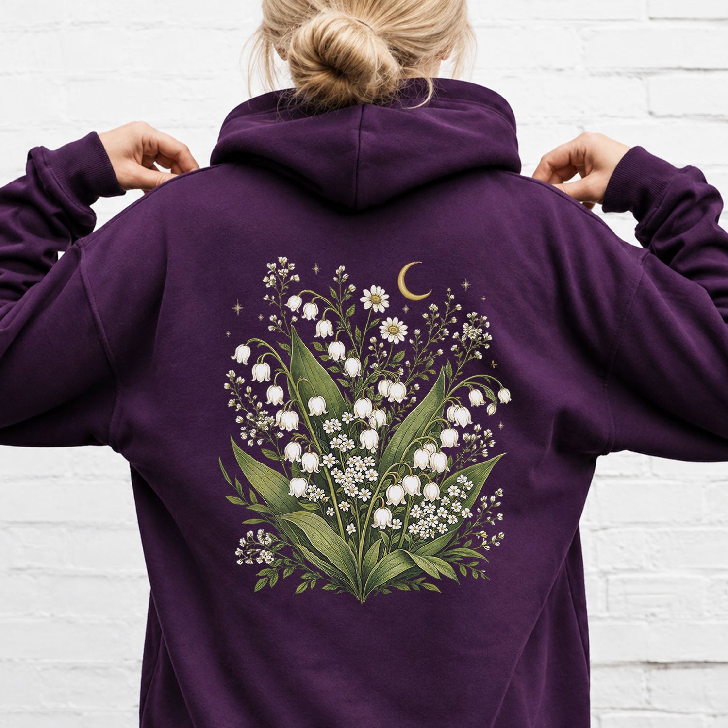 Lily of the Valley Hooded Sweatshirt