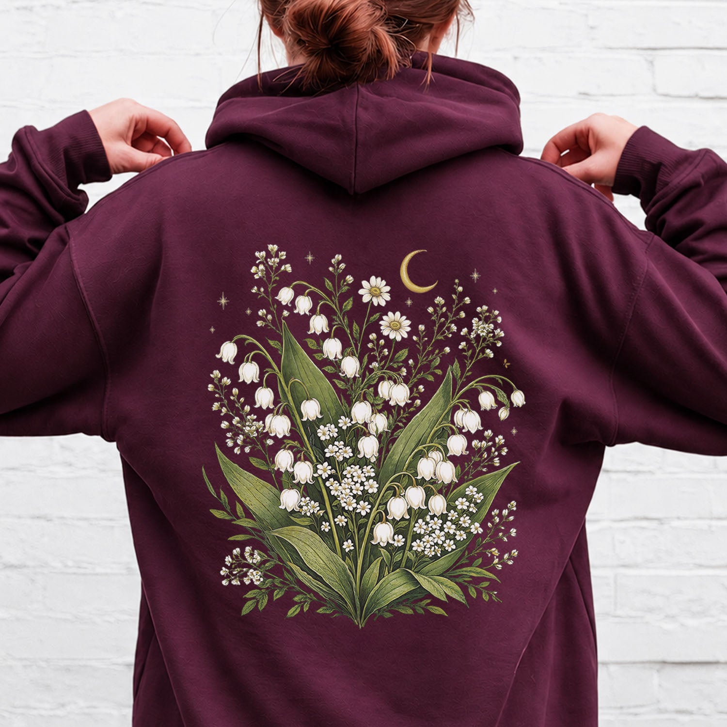 Lily of the Valley Hooded Sweatshirt