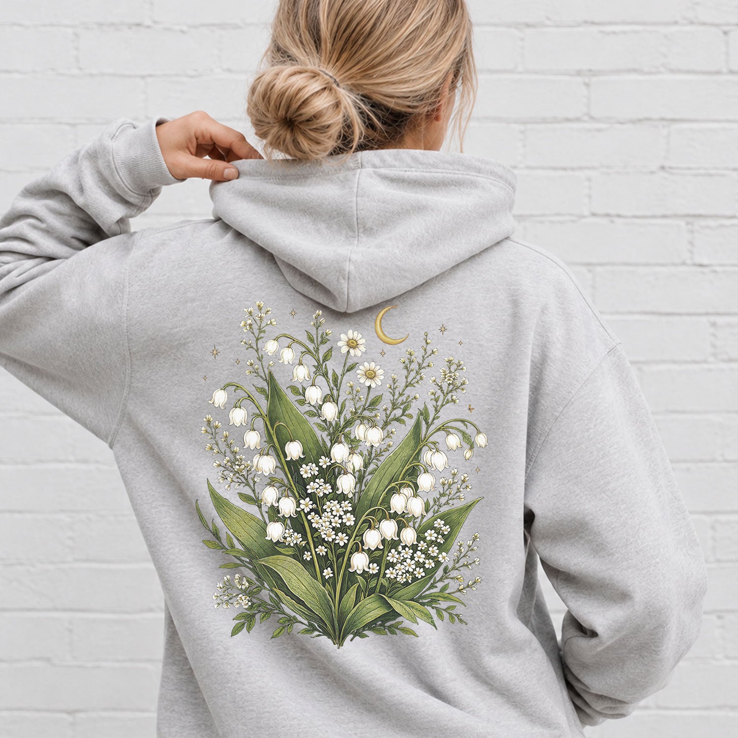 Lily of the Valley Hooded Sweatshirt