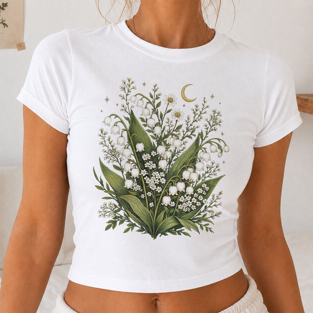 Lily of the Valley Cropped T-Shirt