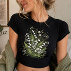 Lily of the Valley Cropped T-Shirt