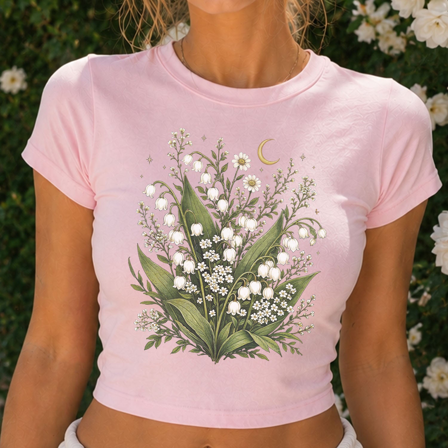 Lily of the Valley Cropped T-Shirt