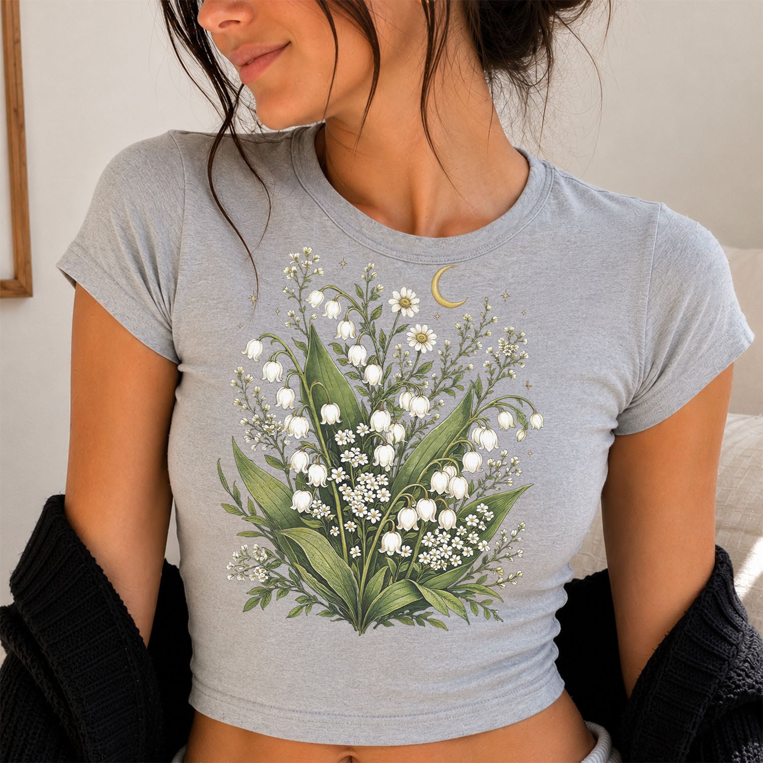 Lily of the Valley Cropped T-Shirt