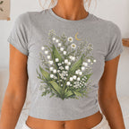 Lily of the Valley Cropped T-Shirt
