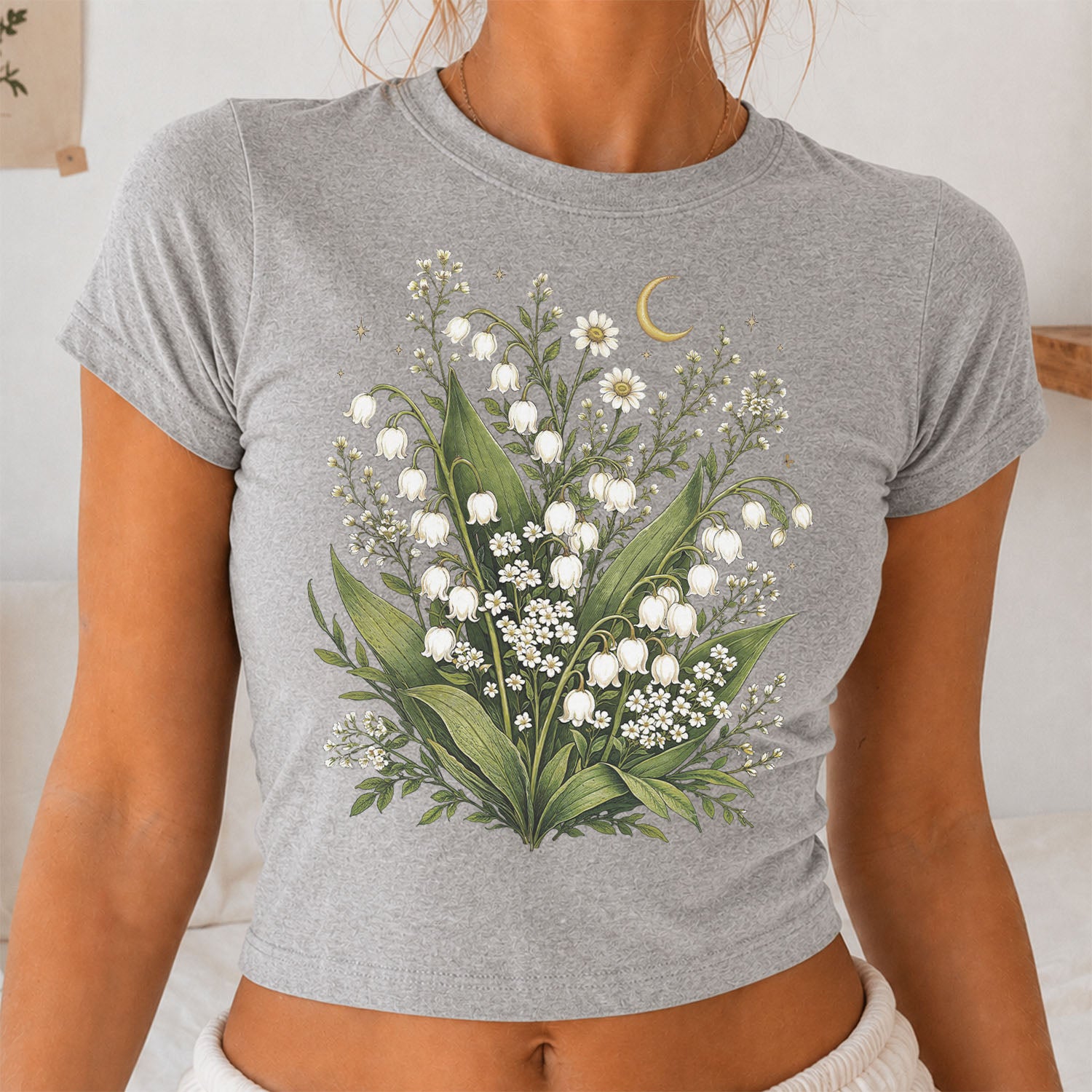 Lily of the Valley Cropped T-Shirt