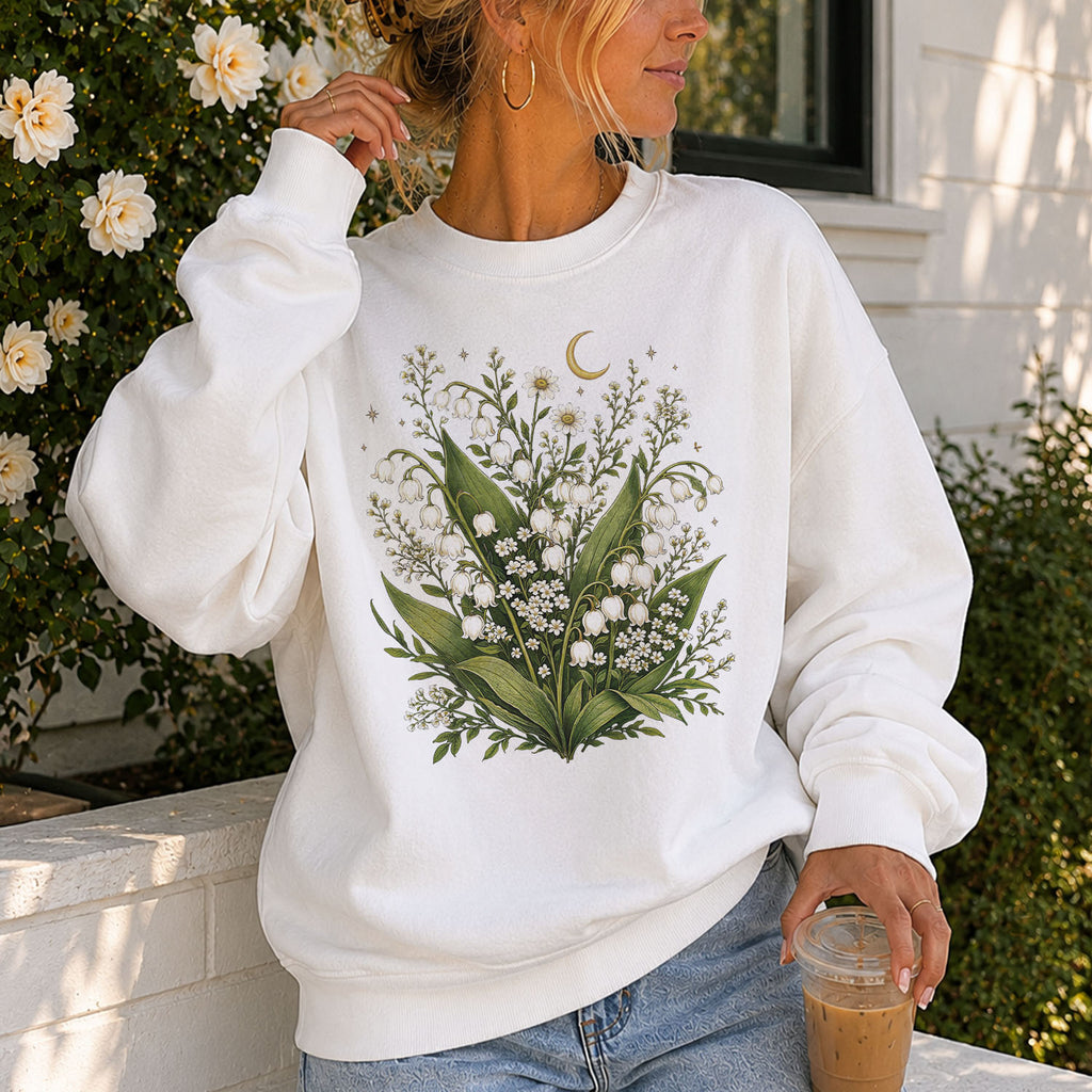 Lily Of The Valley Wildflower Sweatshirt