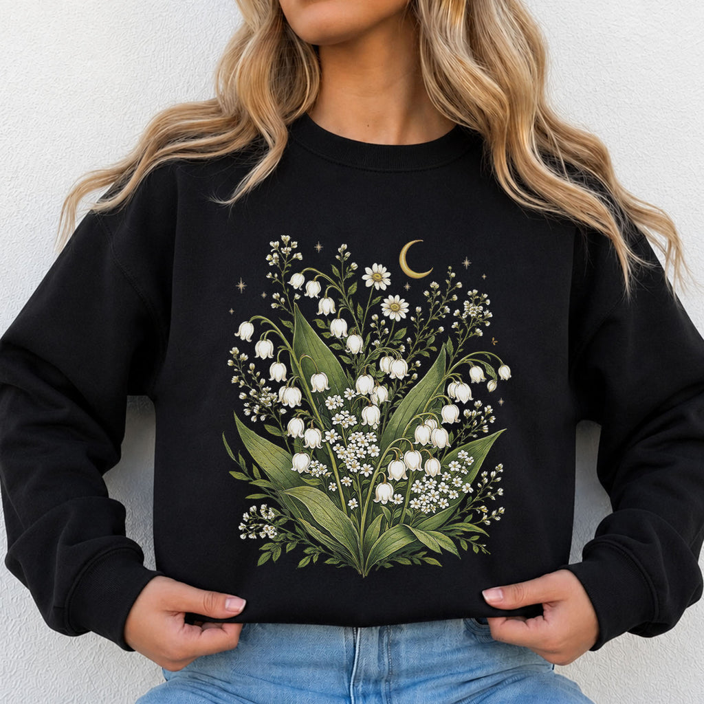 Lily Of The Valley Wildflower Sweatshirt