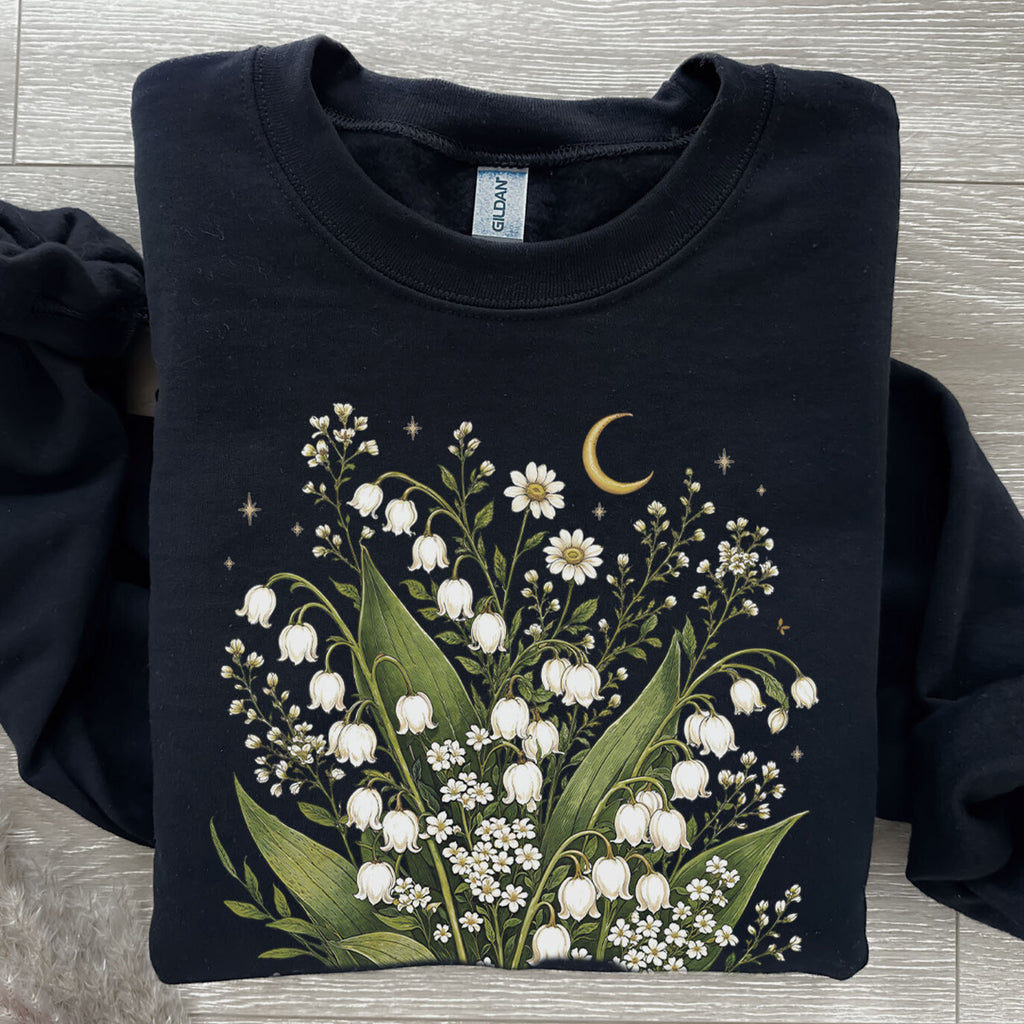 Lily Of The Valley Wildflower Sweatshirt