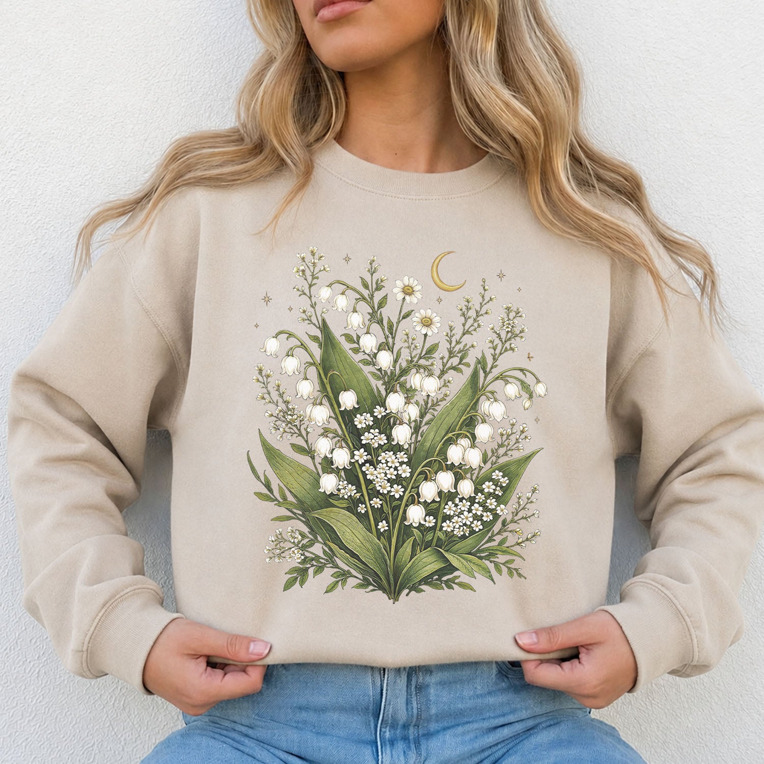 Lily Of The Valley Wildflower Sweatshirt