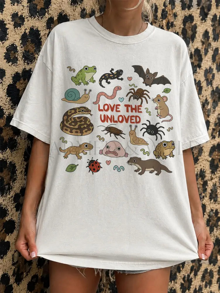 Love the Unloved Cartoon T-Shirt - White / S - T-Shirt