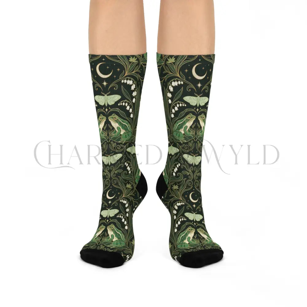 Magic Frog Socks - One size / 3/4 Crew - All Over Prints