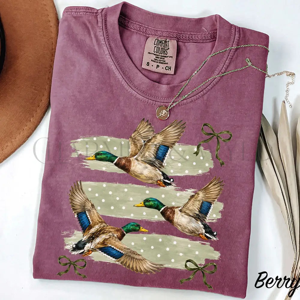 Mallard Duck Coquette Comfort Colors T-Shirt - T-Shirt