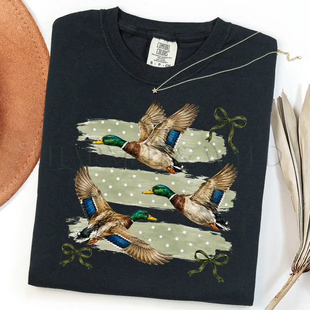 Mallard Duck Coquette Comfort Colors T-Shirt - T-Shirt