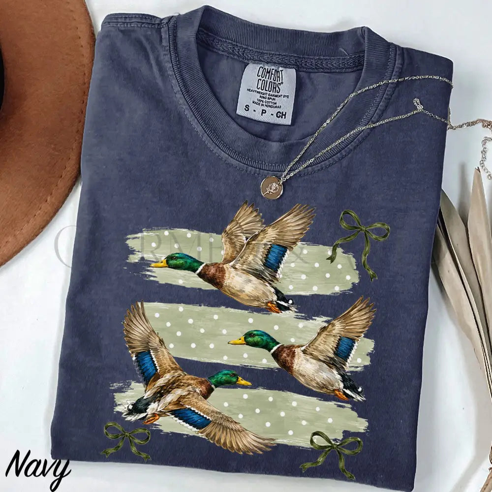 Mallard Duck Coquette Comfort Colors T-Shirt - T-Shirt