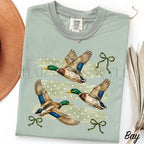 Mallard Duck Coquette Comfort Colors T-Shirt - Bay / S - T-Shirt