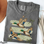 Mallard Duck Coquette Comfort Colors T-Shirt - Pepper / S - T-Shirt