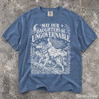 May Our Daughters Be Ungovernable Comfort Colors T-Shirt - Blue Jean / S - T-Shirt